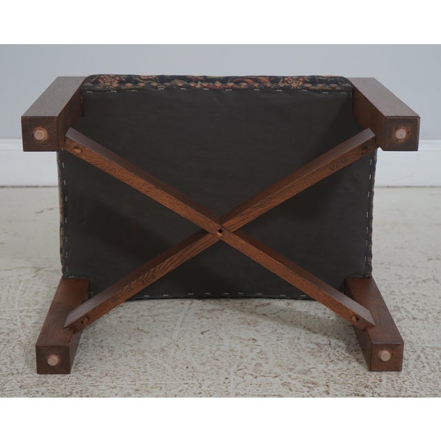 Stickley Mission Oak Eastwood Chair & Ottoman For Sale - Image 16 of 18