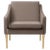 Mr. Olsen Lounge Chair in Solid Smoked Oak by Warm Nordic For Sale