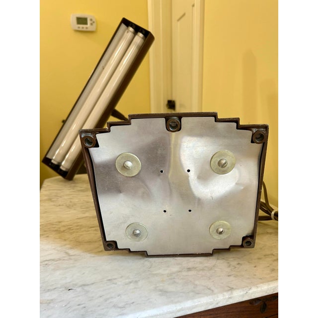 Vintage, Brown Flexo Line, Adjustable, Articulating, Drafting Lamp, 1940’s-1950’s, Made by the Art Specialty Co., in Chicago, Ill For Sale - Image 11 of 12