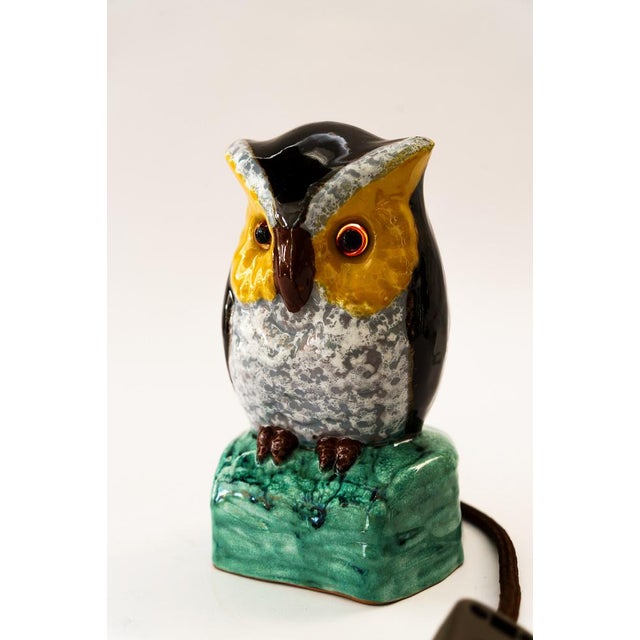Smoke Distorter Owl Gmundner Ceramic, 1950s For Sale - Image 10 of 16