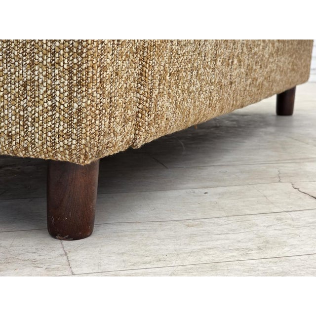 Green Danish 2-Seater Sofa in Furniture Wool by Nisbo Horsens, 1980s For Sale - Image 8 of 16