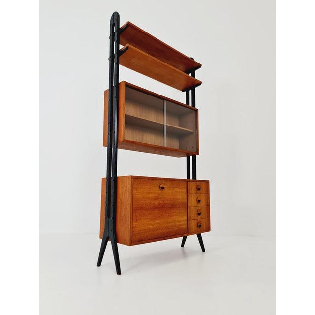 Mid-Century Danish Freestanding Bookshelf System in Teak by Bengt Ruda, 1960s For Sale - Image 17 of 18