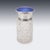 20thc English Silver, Guilloché Enamel & Cut Crystal Jar, London 1929 For Sale - Image 4 of 14