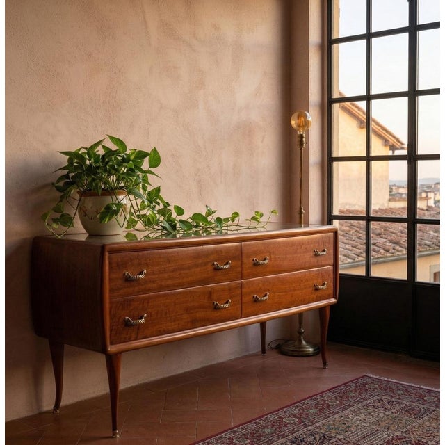 1950s Italian Mid-Century Chest of Drawers, 1950s For Sale - Image 5 of 18