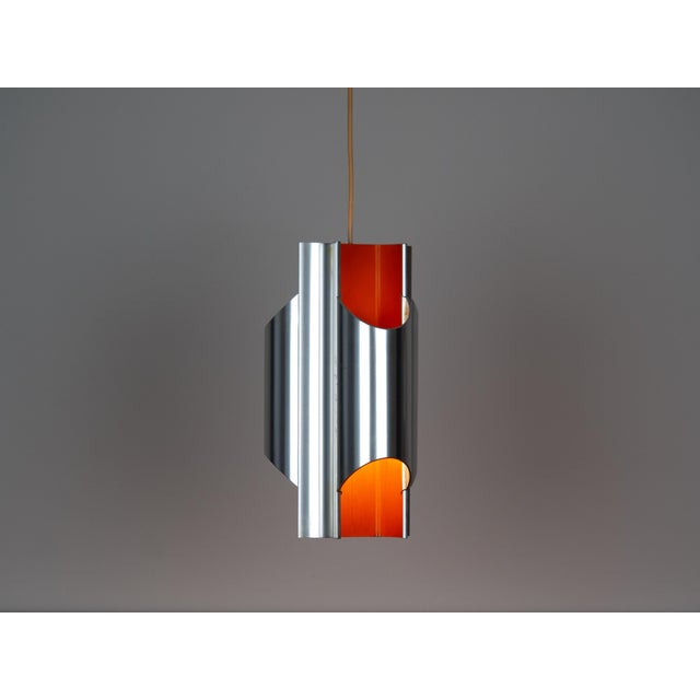 Vintage Pendant Lamp by Bent Karlby for Lyfa, Denmark, 1970s For Sale - Image 6 of 16