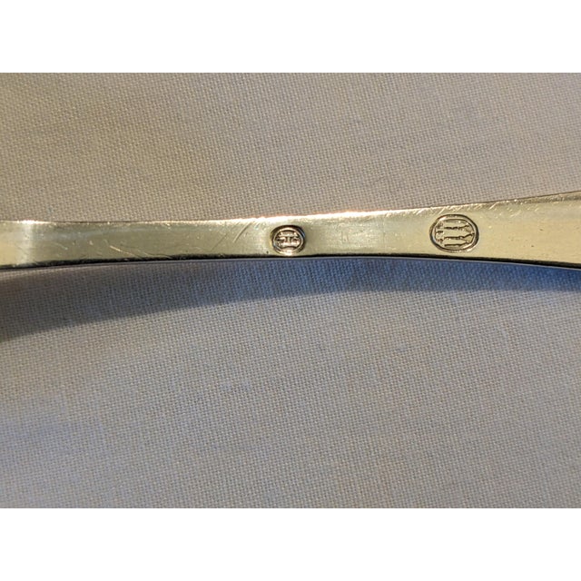 Silver Early 20th Century Danish Sterling Silver Sugar Preserve Spoon, Monogram For Sale - Image 8 of 10