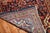 Persian Antique Zabihi Collection Persian Kashan Navy Carpet - 1'9" x 1'10" For Sale - Image 3 of 7