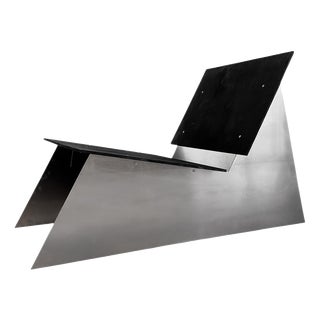 Lounge Chair in Aluminium and Blackwood by Case Studios For Sale