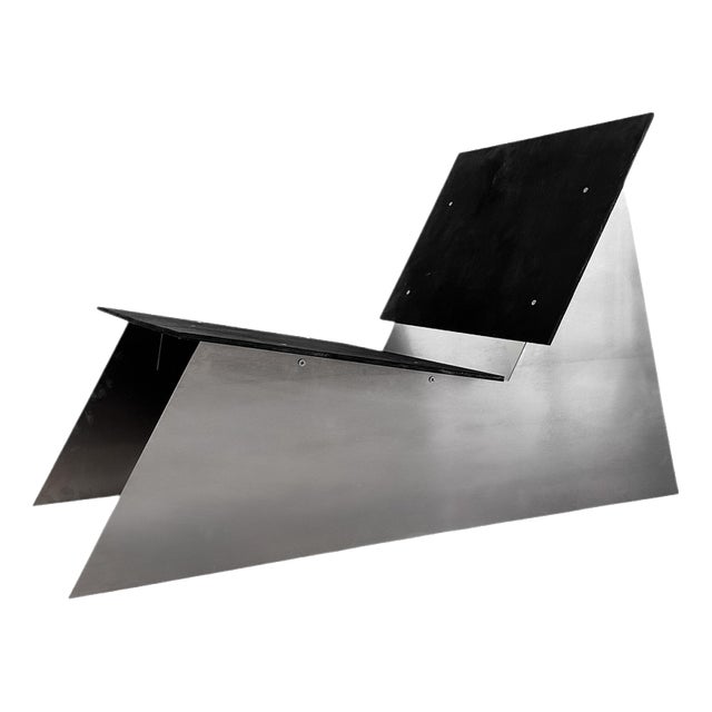 Lounge Chair in Aluminium and Blackwood by Case Studios For Sale