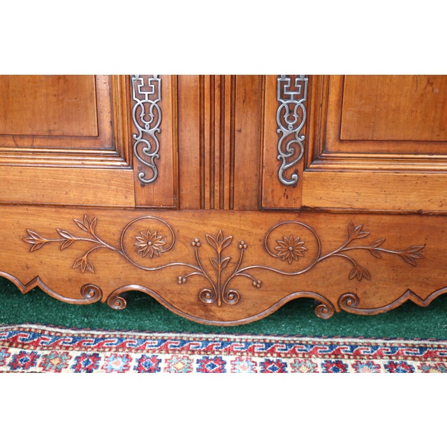Antique French 19th Century Cherry Wood Buffet For Sale In Los Angeles - Image 6 of 12