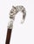 Antique Silver Fox and Hare Handled Walking Stick Cane, 19th Century For Sale - Image 13 of 18