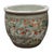 These Chinese Famille Verte fishbowl planters feature richly detailed hand-painted scenes with vibrant figures,...