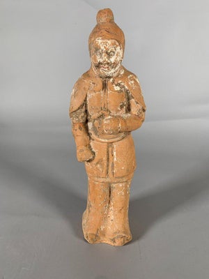 Sculpture of a Soldier, China, Tang Dynasty (618-907 AD), Archaeology