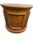 Vintage Ethan Allen Tuscan Knotty Pine Drum End Table Side Cabinet Lion Head Pull For Sale - Image 13 of 18