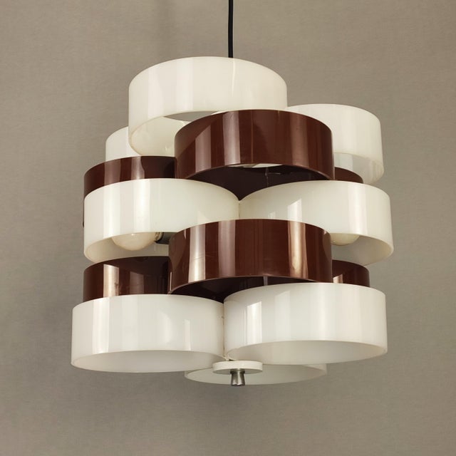 Vintage Chandelier from Stilux Milano, 1960s For Sale - Image 6 of 6