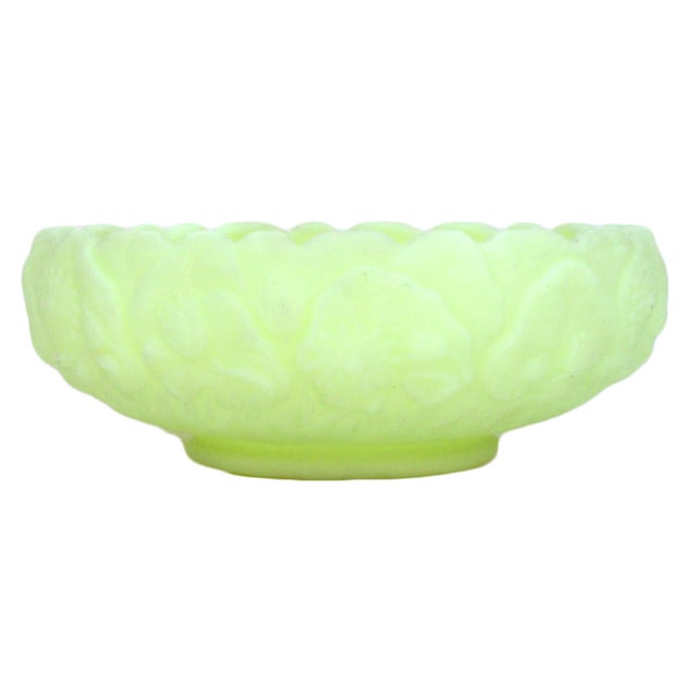 Large Vintage Opaline Bowl / Planter For Sale - Image 4 of 4