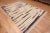 Phenomenal Handmade Cream Charcoal Brown Wool Modern Abstract Area Rug, Country of origin: Central Asia, Circa date:...