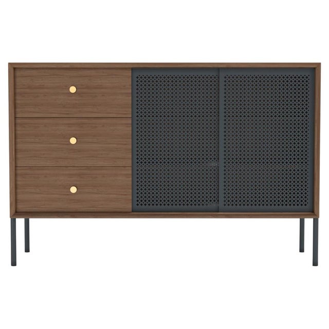 Slate Grey Metal Gabin High Sideboard by Harto For Sale - Image 6 of 6