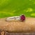 Metal Rubellite Tourmaline Ring With Earth Mined Diamonds: Solid 14k Gold,, Size 6.75 For Sale - Image 7 of 9