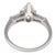 1950s Mid Century Gia 0.88 Marquise Cut Diamond Platinum Engagement Ring, Size 5.5 For Sale - Image 5 of 5