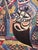 Chinese Large Silk Embroidered Opera Curtain Tapestry 19 Century For Sale - Image 9 of 18