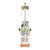1920s Chinese Porcelain Vase Table Lamp For Sale