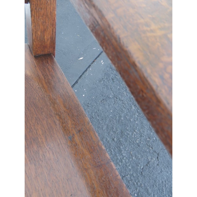 Brown Early 1900s Art and Craft Tiger Oak Rocking Chair 6409 For Sale - Image 8 of 15