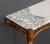 Metal Italian White Marble Top Gilt Metal Console, 1940s For Sale - Image 7 of 7
