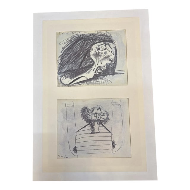 Pablo Picasso, Guernica Study, 1937, Offset Lithograph For Sale