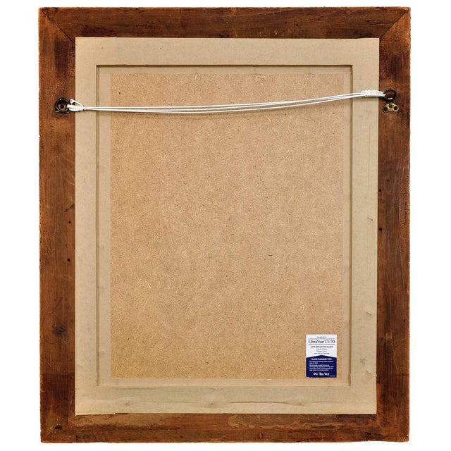 Alice Anne Renshaw, Young Lady with Summer Meadow Flowers in Her Straw Hat, Watercolour & Gouache Painting, 1800s, Framed For Sale - Image 4 of 18