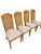 Vintage French Provincial dining-chair set manufactured by American Furniture Co. of Martinsville, Virginia, circa 1983....