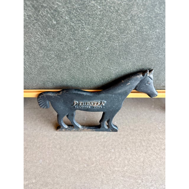 Antique Dempster Cast Iron Bobtail Horse Windmill Weight Beatrice Nebraska For Sale - Image 14 of 14