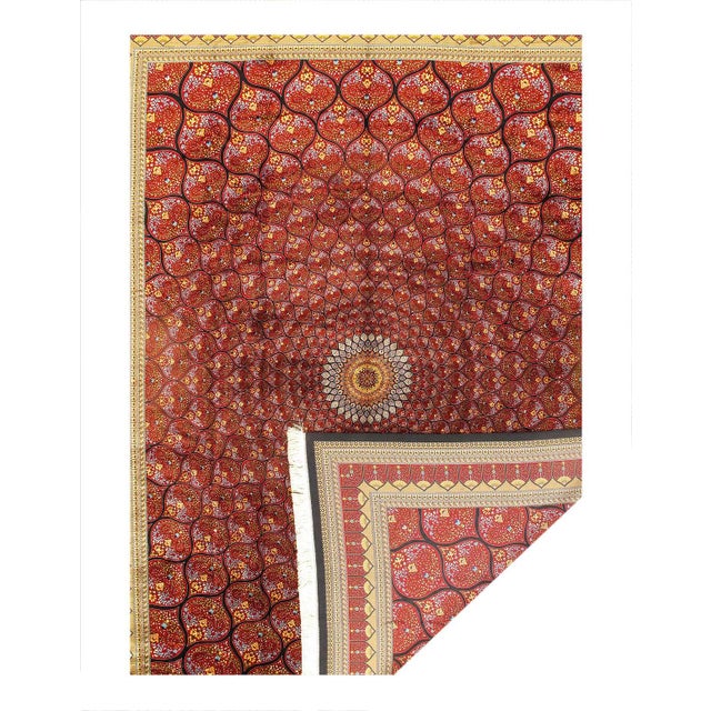 Traditional Pasargad DC Exquisite Design Paris Palace Fine Power Loom v. Silk Rug For Sale - Image 3 of 3