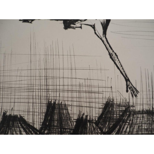 Bernard BUFFET: The Arrival of Cyrano, Original Engraving For Sale - Image 5 of 6