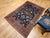 Textile Antique Mahal Sultanabad Rug, Hand-Knotted Wool, Geometric Pattern, 4x7, Navy & Red For Sale - Image 7 of 18