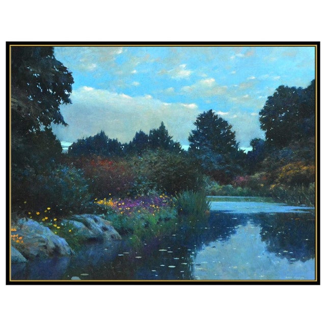 Contemporary Late 20th Century Blue Dusk, Allan Myndzak For Sale - Image 3 of 6