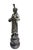 Realism La Bucheronne - Antique French Spelter Statue of Stick Gatherer on Wood Pedestal For Sale - Image 3 of 7