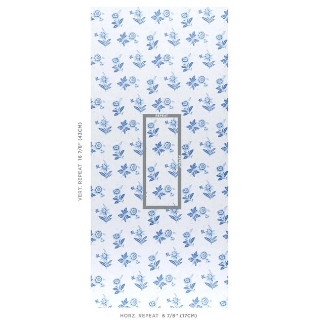 Inspired by a historic French document print, Colline is a versatile small-scale floral design. Featuring cheery flowers...