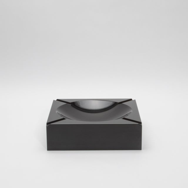 This crystal ashtray by KA Glass is a striking piece of craftsmanship, meticulously hand-sculpted from premium crystal...