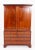 Georgian Linen Press Mahogany Wardrobe, 1800 For Sale - Image 4 of 4