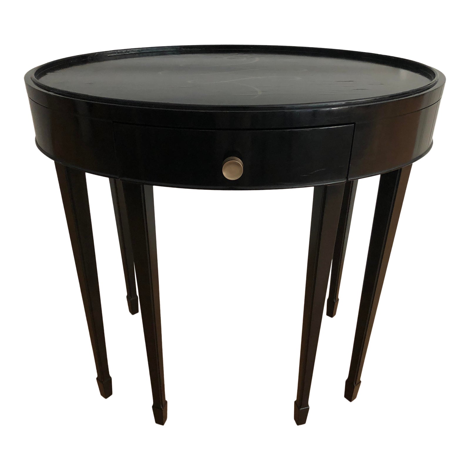 Transitional Barbara Barry for Baker Furniture Oval End ...