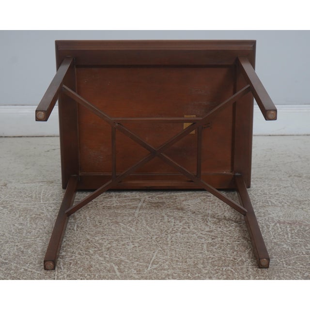 Kittinger Colonial Williamsburg Wa-1039 Chippendale Mahogany Lamp Table For Sale - Image 13 of 14