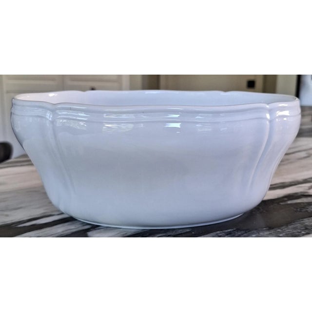 Estate Richard Ginori Antico Doccia Salad Bowl or Cache Pot For Sale - Image 11 of 12