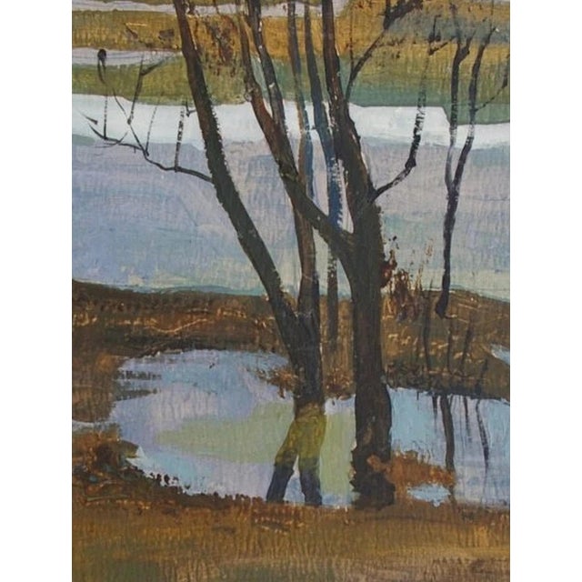 Original Oil Painting, Ukrainian Landscape, Pokatayeva N. (1970) 50-38,5 For Sale - Image 4 of 6