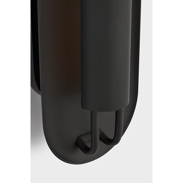 Kelly Wearstler for Visual Comfort Signature Teline 24" Oval Sconce in Matte Black For Sale In Houston - Image 6 of 9