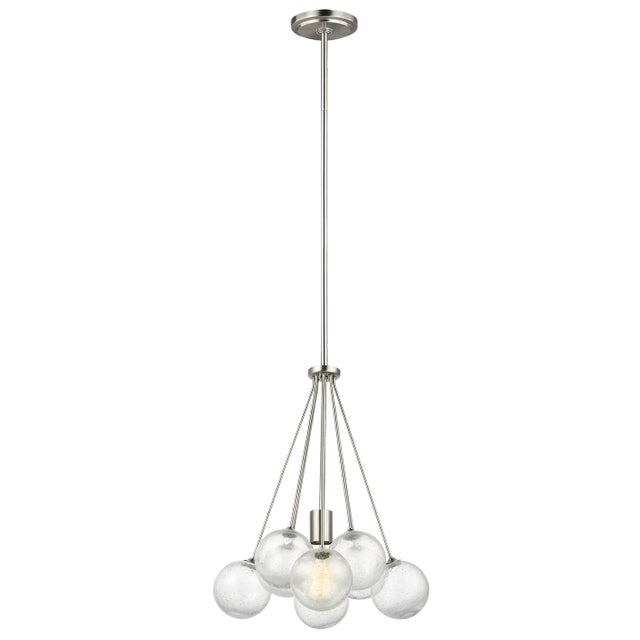The Bronzeville one light indoor pendant in brushed nickel provides abundant light to your home, while adding style and...