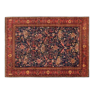 Antique Persian Sultanabad Oriental Carpet, Room Size, with Mostophy Design