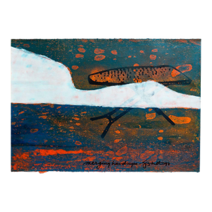 Iain BaxterIain Baxter& "Merging Landscape" Conceptual Monoprint Painting