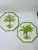 Vintage Italian Palm Tree Plates, a Pair For Sale - Image 4 of 7