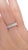 Contemporary 3.80 Carat Emerald Cut Diamond Wedding Eternity Band in Platinum, Size 6 For Sale - Image 3 of 4